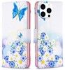 Trolsk Butterfly and Flowers Wallet (iPhone 15 Pro)