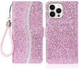 Trolsk Glitter Wallet with Strap (iPhone 15 Pro)