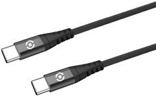 Celly Nylon USB-C til USB-C-kabel (1m)