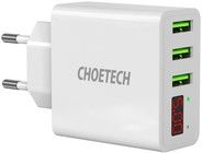 Choetech C0027 USB-lader med LED-skjerm