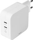 Deltaco 100W Dual USB-C vegglader