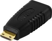 Deltaco HDMI-adapter - Mini -HDMI til HDMI