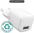 eStuff Infinite USB-A Vegglader 12W