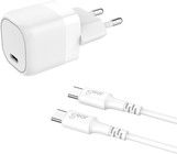 Gear Lader 220V 1 x USB-C PD 25W + USB-C kabel