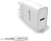 Gear Lader 220V 1xUSB-A 2,4V med Lightning kabel