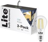 Lite Bulb Moments White Ambience E27 filamentlampe - 3 -pakning