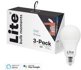 Lite Bulb Moments White & Color Ambience E27 - 3 -pakning