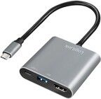 LogiLink USB-C til HDMI/USB-A/USB-C PD 4K/60hz