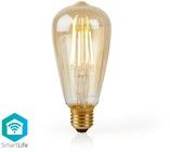 Nedis SmartLife Wi-Fi Smart LED Vintage Pre E27 ST64