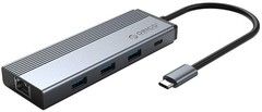 Orico 5SXRJ 5-i-1 USB-C multifunksjonell hub