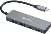 Sandberg USB-C til 2xUSB-A + 2xUSB-C Hub