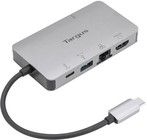 Targus USB-C HDMI/VGA Single Video Hub with 100W PD Pass-Thru