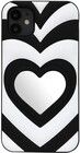 Trolsk Heart Mirror Deksel (iPhone 11) - Svart