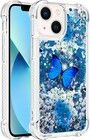 Trolsk Liquid Glitter Deksel - Butterfly (iPhone 15)