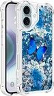 Trolsk Liquid Glitter Deksel - Butterfly (iPhone 16)