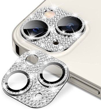 Enkay Rhinestone Camera Glass (iPhone 15/15 Plus)