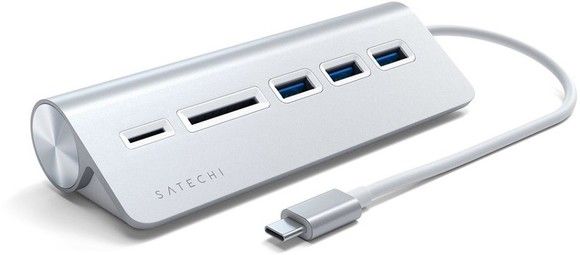 Satech Aluminium USB 3.0 Hub & Card Reader