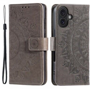 Trolsk Mandala Wallet with Strap (iPhone 16)