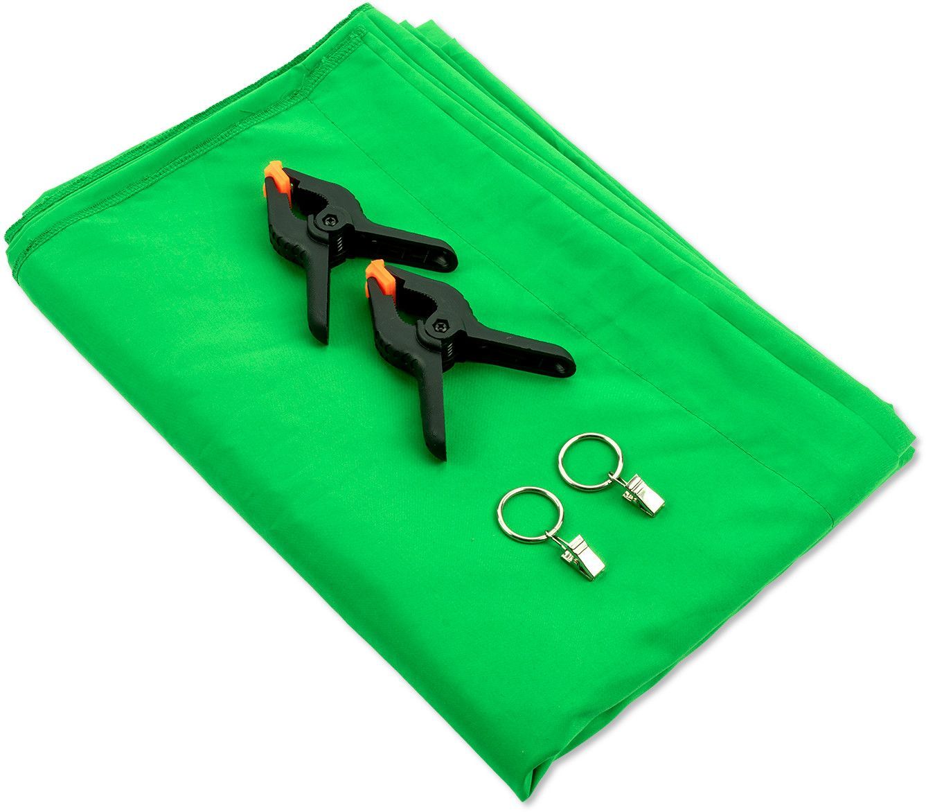 delagt emballasje: 4smarts Chroma-Key Green Screen Set 3x2m